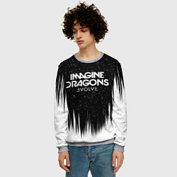 Свитшот мужской IMAGINE DRAGONS, цвет: 3D-меланж — фото 2