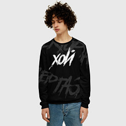 Свитшот мужской Сектор Газа - ХОЙ, цвет: 3D-черный — фото 2