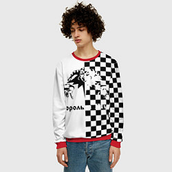 Свитшот мужской Король и Шут, цвет: 3D-красный — фото 2