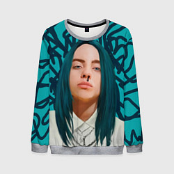 Свитшот мужской Billie Eilish, цвет: 3D-меланж