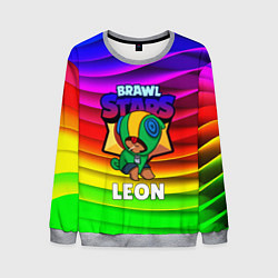 Мужской свитшот BRAWL STARS LEON