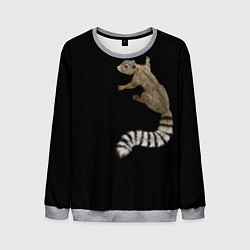 Свитшот мужской И мой зверёк со мною, цвет: 3D-меланж
