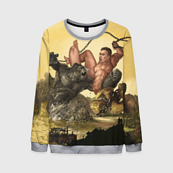 Свитшот мужской Aniki Fight Art, цвет: 3D-меланж