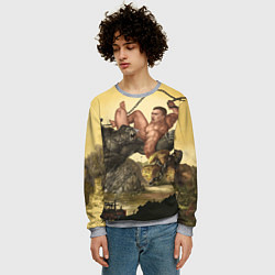 Свитшот мужской Aniki Fight Art, цвет: 3D-меланж — фото 2