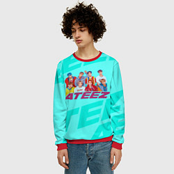 Свитшот мужской Ateez, цвет: 3D-красный — фото 2