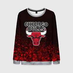 Свитшот мужской CHICAGO BULLS, цвет: 3D-меланж