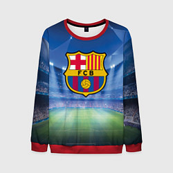 Свитшот мужской FC Barcelona, цвет: 3D-красный