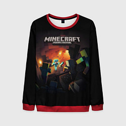 Свитшот мужской MINECRAFT, цвет: 3D-красный