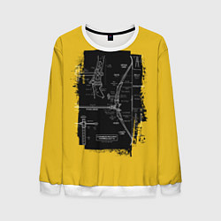 Свитшот мужской Recurve bow, цвет: 3D-белый