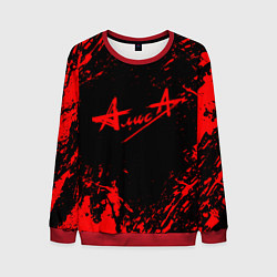 Свитшот мужской АлисА, цвет: 3D-красный