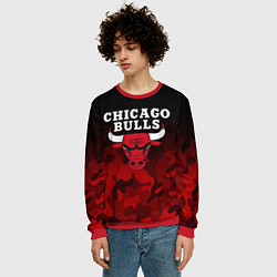 Свитшот мужской CHICAGO BULLS, цвет: 3D-красный — фото 2