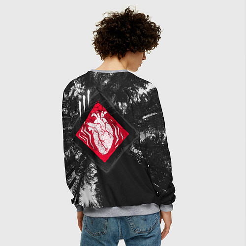 Мужской свитшот DBD - beating heart / 3D-Меланж – фото 4