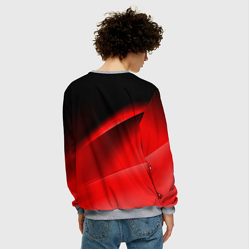 Мужской свитшот Милан / 3D-Меланж – фото 4