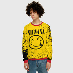 Свитшот мужской NIRVANA, цвет: 3D-красный — фото 2