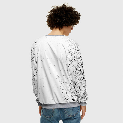 Мужской свитшот ВЕДЬМАК / 3D-Меланж – фото 4