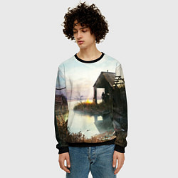 Свитшот мужской STALKER, цвет: 3D-черный — фото 2