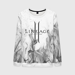 Свитшот мужской LINEAGE 2, цвет: 3D-белый