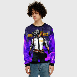Свитшот мужской PUBG, цвет: 3D-черный — фото 2