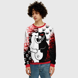 Свитшот мужской MONOKUMA, цвет: 3D-красный — фото 2
