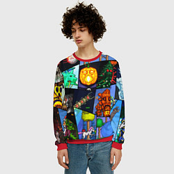 Свитшот мужской Terraria allpic, цвет: 3D-красный — фото 2