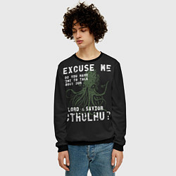 Свитшот мужской Cthulhu, цвет: 3D-черный — фото 2