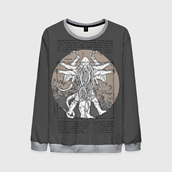 Свитшот мужской Cthulhu, цвет: 3D-меланж