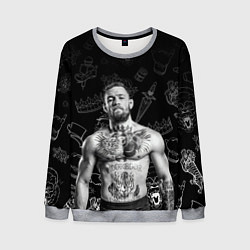 Свитшот мужской CONOR McGREGOR, цвет: 3D-меланж