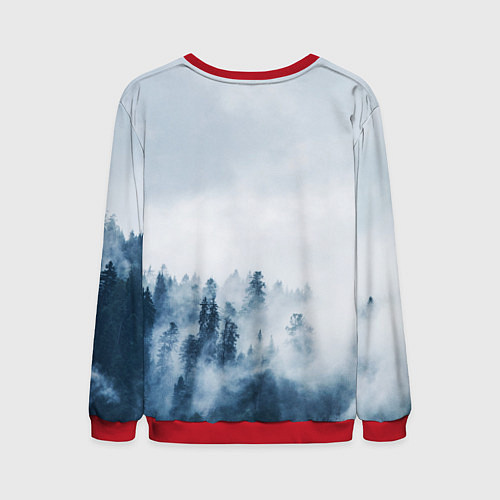 Мужской свитшот МЫ РУССКИЕ С НАМИ БОГ / 3D-Красный – фото 2