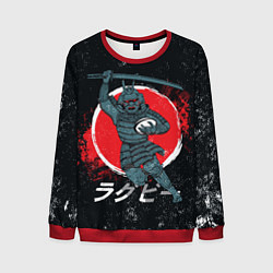 Свитшот мужской Регби Япония, 2019, цвет: 3D-красный