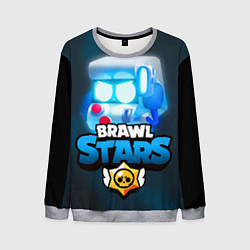 Свитшот мужской BRAWL STARS 8 BIT, цвет: 3D-меланж