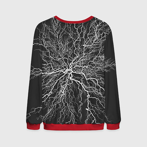 Мужской свитшот The Witcher / 3D-Красный – фото 2