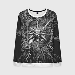 Свитшот мужской The Witcher, цвет: 3D-белый