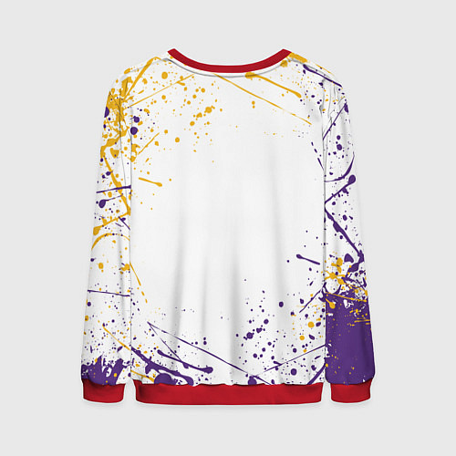Мужской свитшот LA LAKERS / 3D-Красный – фото 2