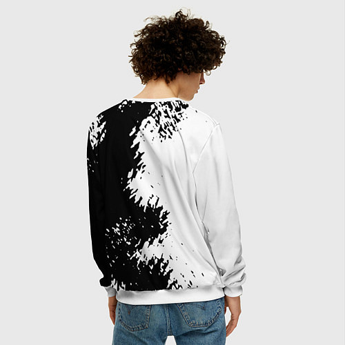 Мужской свитшот THE WITCHER / 3D-Белый – фото 4