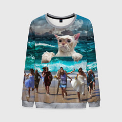 Свитшот мужской Морской Кошак, цвет: 3D-меланж