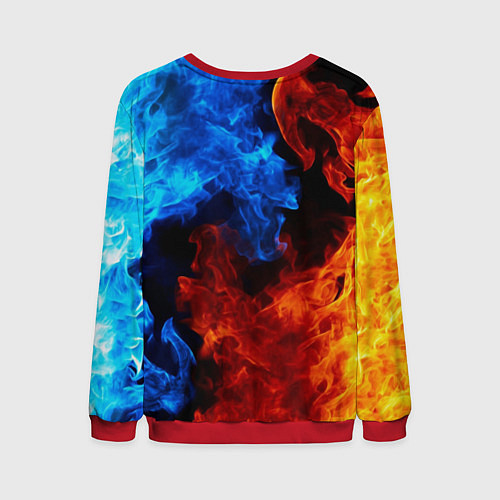 Мужской свитшот MINECRAFT / 3D-Красный – фото 2