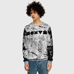 Свитшот мужской Безразличие, цвет: 3D-меланж — фото 2