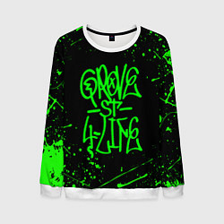 Свитшот мужской GROVE STREET GTA, цвет: 3D-белый