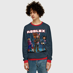 Свитшот мужской ROBLOX, цвет: 3D-красный — фото 2