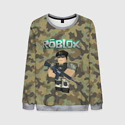 Мужской свитшот Roblox 23 February Camouflage