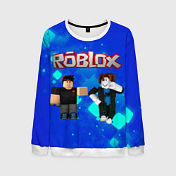 Свитшот мужской ROBLOX, цвет: 3D-белый