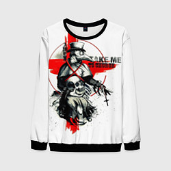 Свитшот мужской Чумной доктор, цвет: 3D-черный