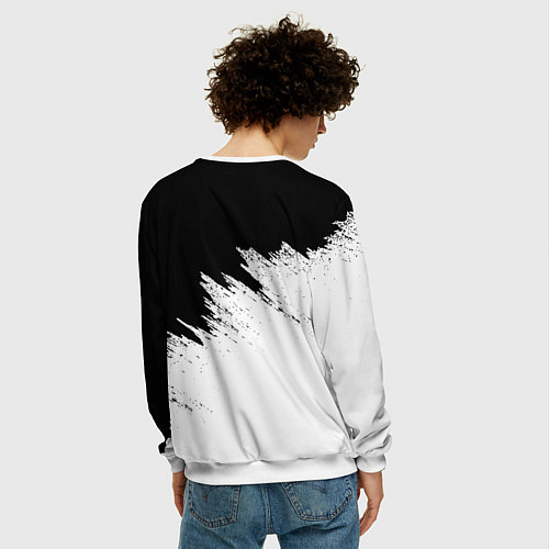 Мужской свитшот NISSAN / 3D-Белый – фото 4