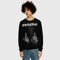 Свитшот мужской EMINEM, цвет: 3D-черный — фото 2