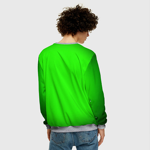 Мужской свитшот MINECRAFT / 3D-Меланж – фото 4