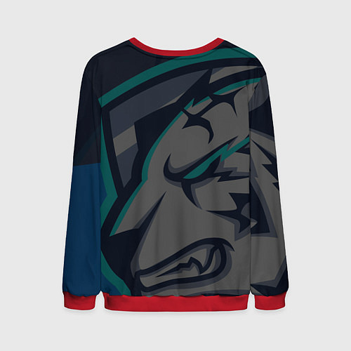 Мужской свитшот Форма Tiger / 3D-Красный – фото 2