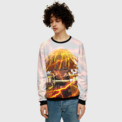 Свитшот мужской KIMETSU NO YAIBA, цвет: 3D-черный — фото 2