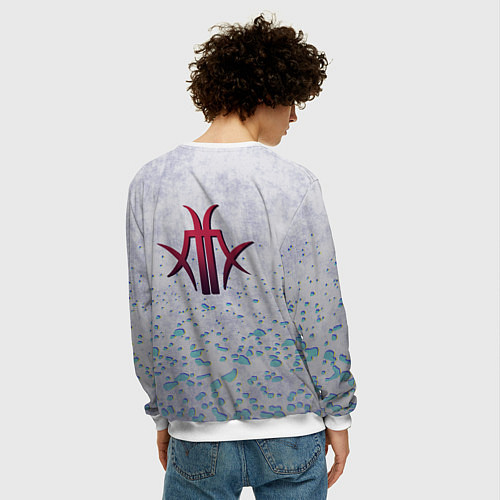 Мужской свитшот The Matrixx / 3D-Белый – фото 4