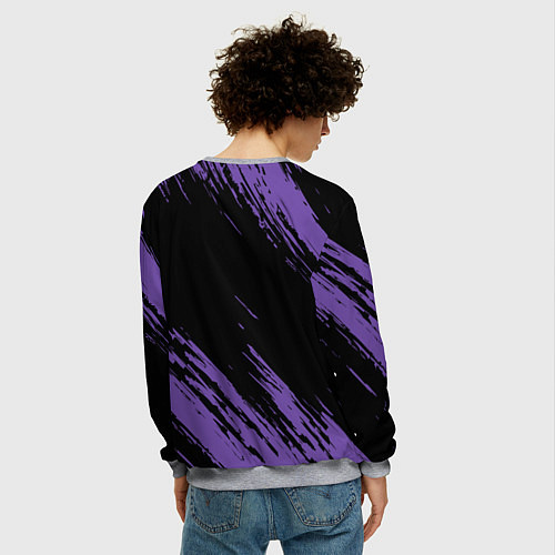 Мужской свитшот Стальной алхимик / 3D-Меланж – фото 4
