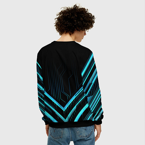 Мужской свитшот Legends of Runeterra / 3D-Черный – фото 4